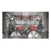 WHIRLPOOL WSFO3O34PFX 10 set 45cm Inox D