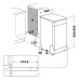 WHIRLPOOL WSFO3O34PFX 10 set 45cm Inox D