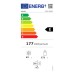 FINLUX FXRA 260BE Ψυγείο Δίπορτο 213lt Black E