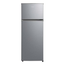 Midea Ψυγείο Δίπορτο 204lt Υ143xΠ55xΒ55εκ. Inox MDRΤ294FGE50
